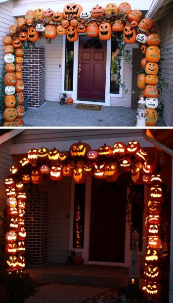 13 Spooky Halloween Porch Decorations10