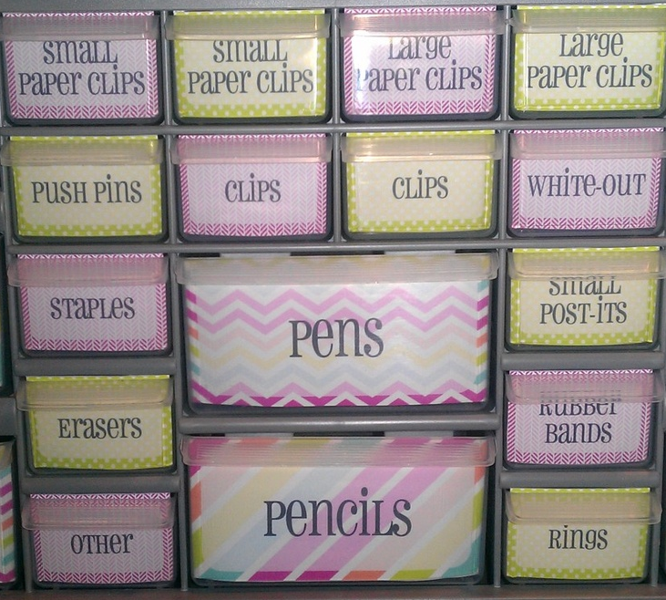 10 Teacher Approved Ways to Store School Supplies • Organization Junkie