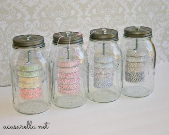 10 Ways to Use Mason Jars to Organize