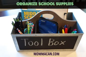 17 Ways to Organize Your School Supplies at Home