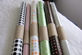 8 Ways to Organize Gift Wrap