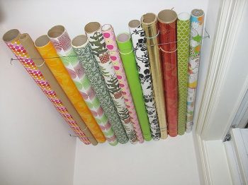 8 Ways to Organize Gift Wrap3