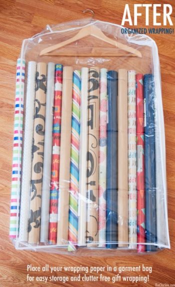 8 Ways to Organize Gift Wrap6