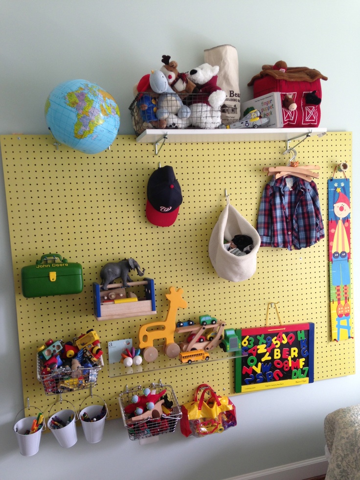 8 Ways to Organize With a Peg Board5