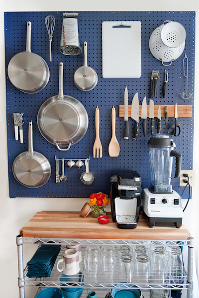 8 Ways to Organize With a Peg Board7