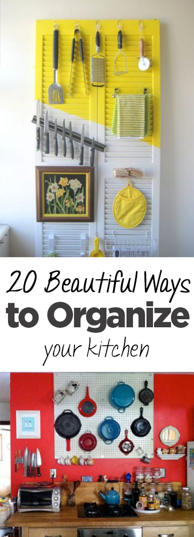 20 Beautiful Ways to Organize Your Kitchen • Organization Junkie