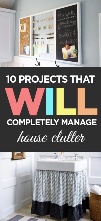 10 Projects that Will Completely Manage House Clutter