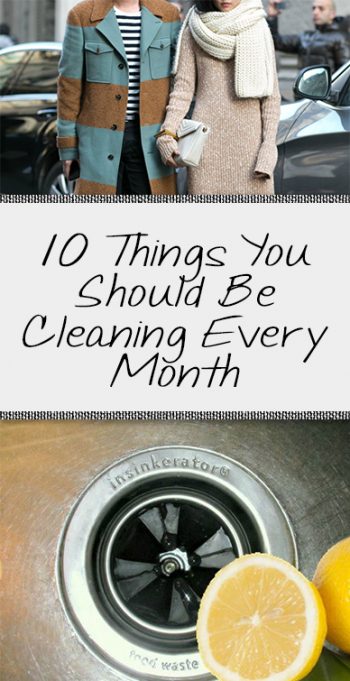 PIN 10 Things You Should Be Cleaning Every Month