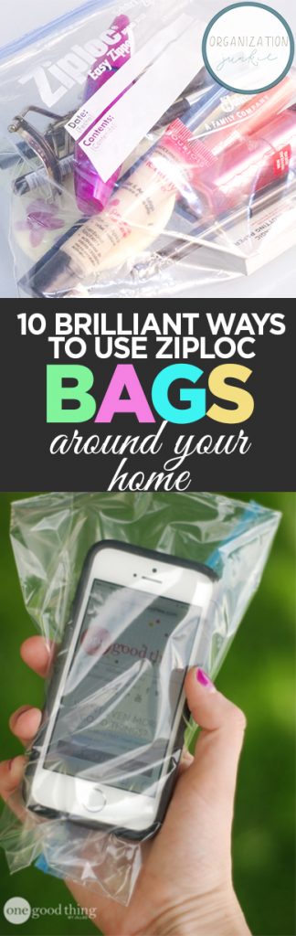 Ziploc Bags, Uses for Ziploc Bags, How to Use Ziploc Bags, Ziploc, How to Use Ziploc Bags Around the House, Cleaning Tips and Tricks, Organization Hacks, Clever Ways to Organize, Easy Home Organization, Popular Pin