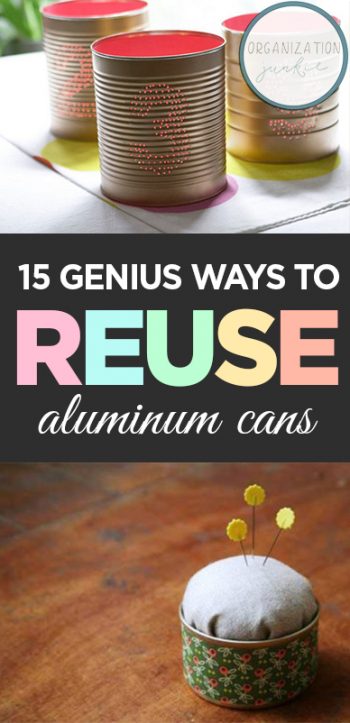 How to Reuse Tin Cans, Things to Do with Tin Cans, Tin Can Crafts, Aluminum Can Crafts, Soda Cans, Things to Do With Soda Cans, How to Reuse Soda Cans, Repurpose Projects, Popular Pin