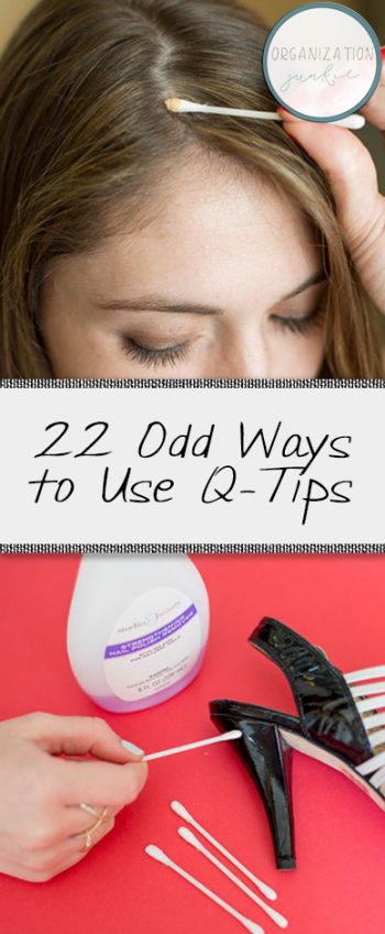 How to Use Q-Tips, Uses for Q-TIps, Weird Uses for Q-Tips, How to Use Q-Tips Around The House, Cleaning, Cleaning Tips, Life Hacks, Tips and Tricks, Popular Pin