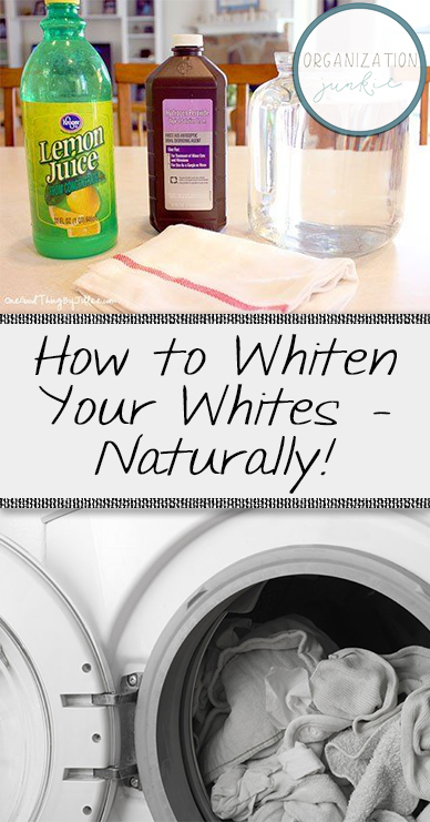 How to Whiten Whites, How to Naturally Whiten Your Whites, Laundry, Laundry Hacks, Laundry Tips, Clean, Clean Laundry, How to Naturally Whiten Dingy Clothes, Natural Laundry Detergent, Natural Bleach Alternatives, Popular Pin, How To Naturally Whiten White Clothes