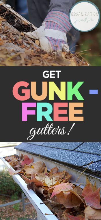 Get Gunk – Free Gutters! | How to Clean Your Gutters, Cleaning Tips, Gutter Cleaning TIps, How to Easily Clean Your Gutters, Outdoor Maintenance Projects, Fast Ways to Clean Your Gutters, Popular Cleaning Pin, Clean Home, Home Cleaning Tips and Tricks.