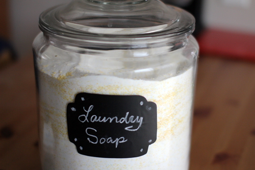 make your own laundry detergent