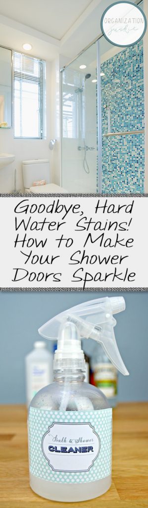 Goodbye, Hard Water Stains! How to Make Your Shower Doors Sparkle| Cleaning, Cleaning Tips and Tricks, Clean Your Home, Clean Your Home Fast, Bathroom Cleaning Tips and Tricks, How to Clean Your Bathroom Fast, Clean Your Bathroom Fast, Bathroom Cleaning Tips and Tricks