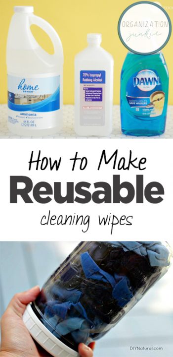 How to Make Reusable Cleaning Wipes| DIY Reusable Cleaning Wipes, How to Make Reusable Cleaning Wipes, Natural Cleaning Product Recipes, DIY Cleaning Products, Cool Cleaning Recipes, Popular Pin, Clean Home Hacks