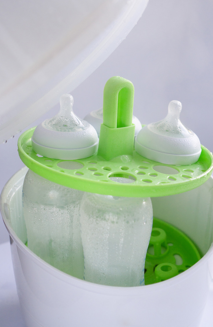 Better baby bottle organization can be yours with one of these 8 fantastic products! This bottle steamer is the easiest way to sterilize your bottles. 