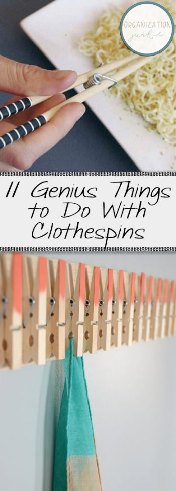  Things to Do With Clothespins, Uses for Clothespins, DIY Home, DIY Home Hacks, Home Tips and Tricks, Crafts, Craft Projects for the Home, Popular Pin