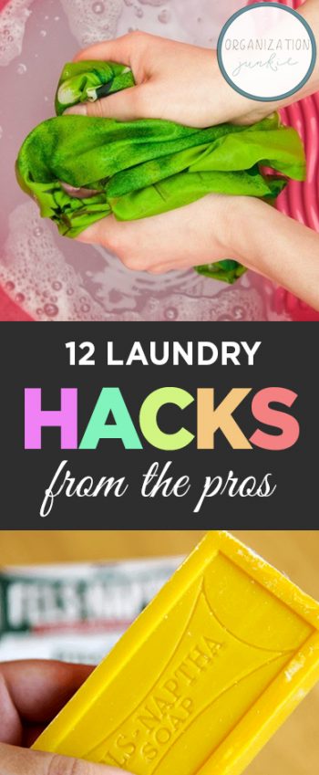 12 Laundry Hacks From the Pros| Laundry Hacks, Laundry Hacks from the Pros, Cleaning Hacks, Cleaning Tips and Tricks, Laundry Room, Laundry Room Hacks. #Laundry #LaundryHacks #Cleaning