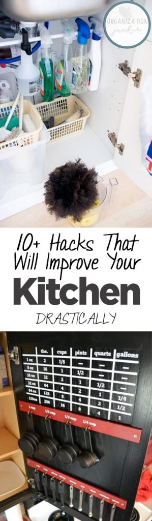 10+ Hacks That Will Improve Your Kitchen DRASTICALLY| Kitchen Hacks, Home Improvement Hacks, DIY Kitchen, DIY Kitchen Hacks, Kitchen Improvements, Kitchen Tips and Tricks, Popular Pin #Kitchen #KitchenImprovements #KitchenHacks #HomeHacks 