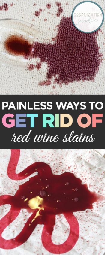 Painless Ways to Get Rid of Red Wine Stains| Stains, Stain Removal, Stain Removal Hacks, Cleaning, Cleaning Tips and Tricks, DIY Stain Removal, Popular Pin #StainRemoval #Cleaning #CleaningTips