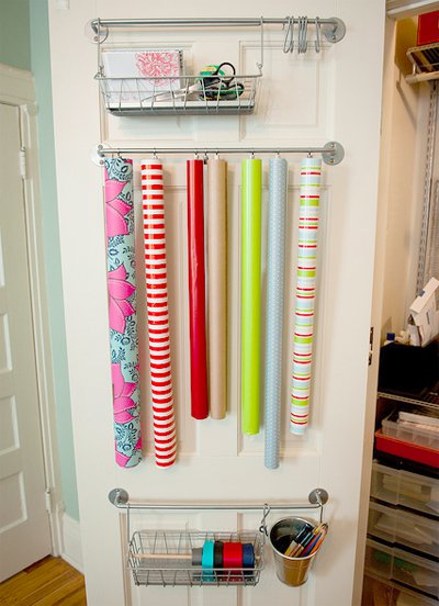 12 Brilliant Ways to Organize Your Gift Wrapping Supplies ...
