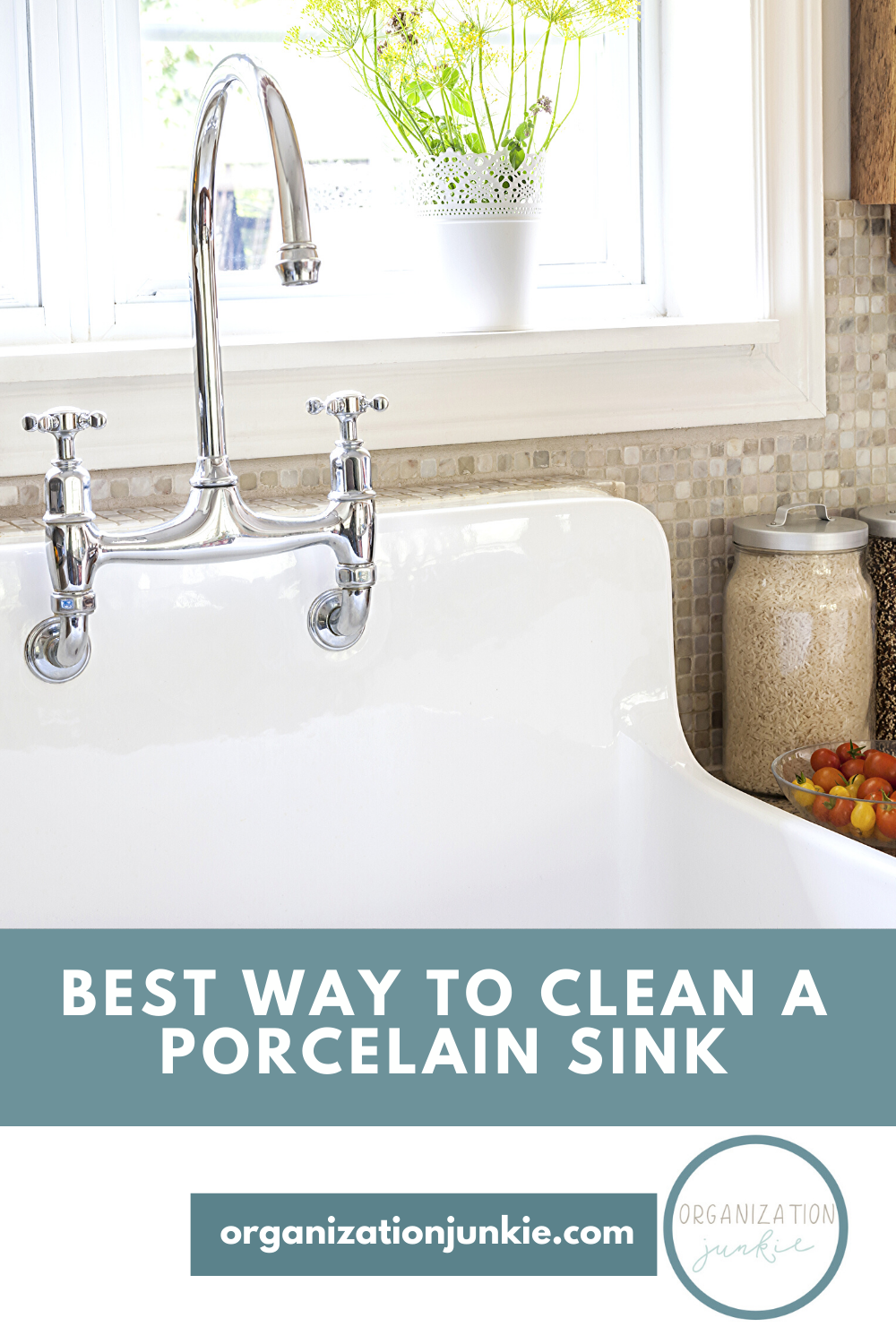 how to clean a porcelain sink diy