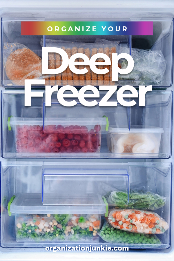 It sounds funny, but we always joke about being able to hide a dead body in our deep freeze. We joke about because it is big enough, but it also is often a mess and looks like we just throw things in there to hide "evidence". We've learned how to organize the freezer and now it looks like Marie Kondo stopped by to lend a hand. #organizationtips #organizeadeepfreezer #organizationtipsforafreezer