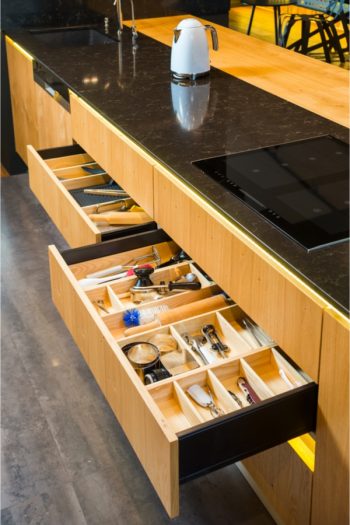 one of the best home organization tricks to master is how to quickly declutter drawers. You'll be amazed at how easy it is to find things when you declutter your junk drawer. 