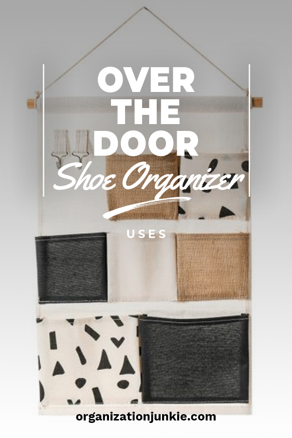 I love shoes. So, I have a lot of over the door shoe organizers so I can actually walk in my closet. But, I also have these organizers in many other areas of the house because while they work great for shoes, they also work well for items in your bathroom, kitchen pantry and more. Keep reading to learn where and why you should use over the door shoe organizers all over the house. #organizationtips #overthedoorshoeorganieruses #wheretouseoverthedoorshoeorganizers