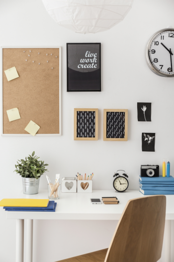 An organized home office is important not just for productivity, but also for your comfort and convenience. Here is where you'll find all my best ideas for home office organization--including how to be organized when you're working on the go! 