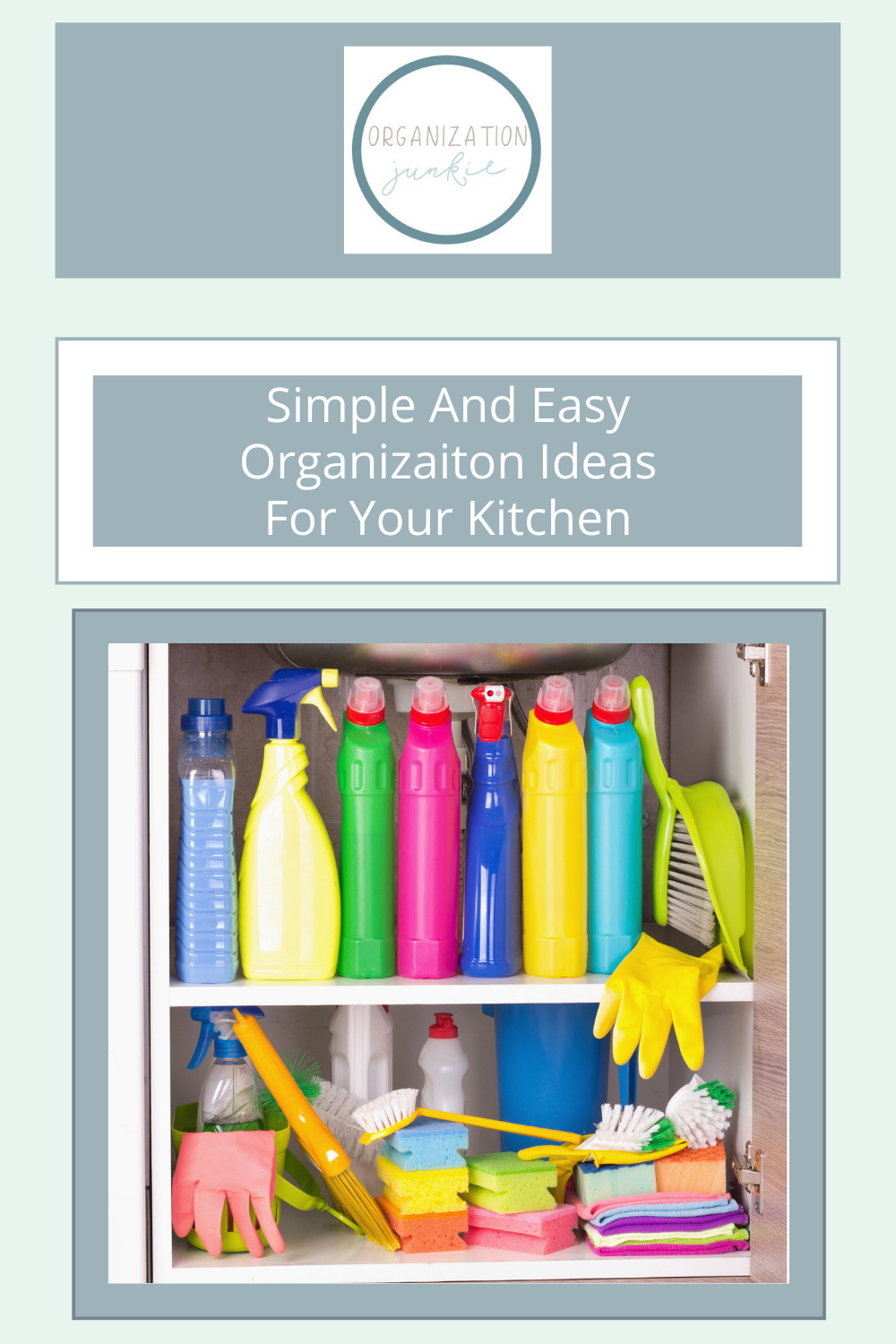 Organizationjunkie.com has all of the cleaning and organization solutions you've been missing in your life. Tackle all that tricky clutter you've been putting off right away. Keep your kitchen tidy with these simple organization hacks!